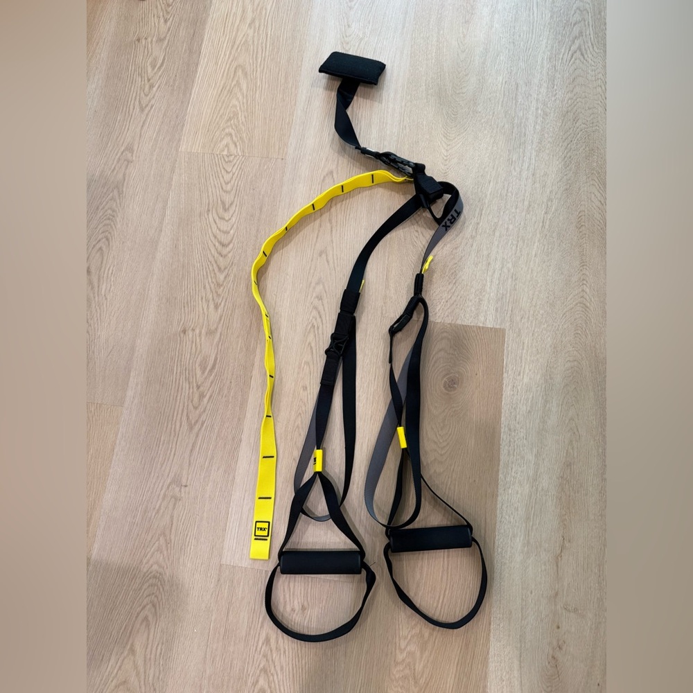 Suspension Training Straps - Black and Yellow